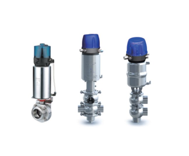 Examples of valves applied with inltelligent controller